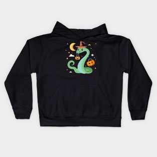 halloween snake Funny hallowen Kids Hoodie